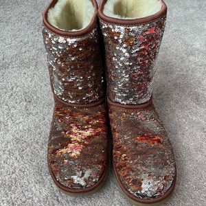 Brown sequence Ugg boots